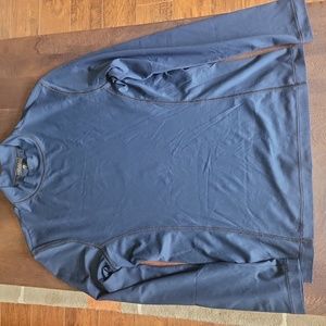 Mens high-stretch mock